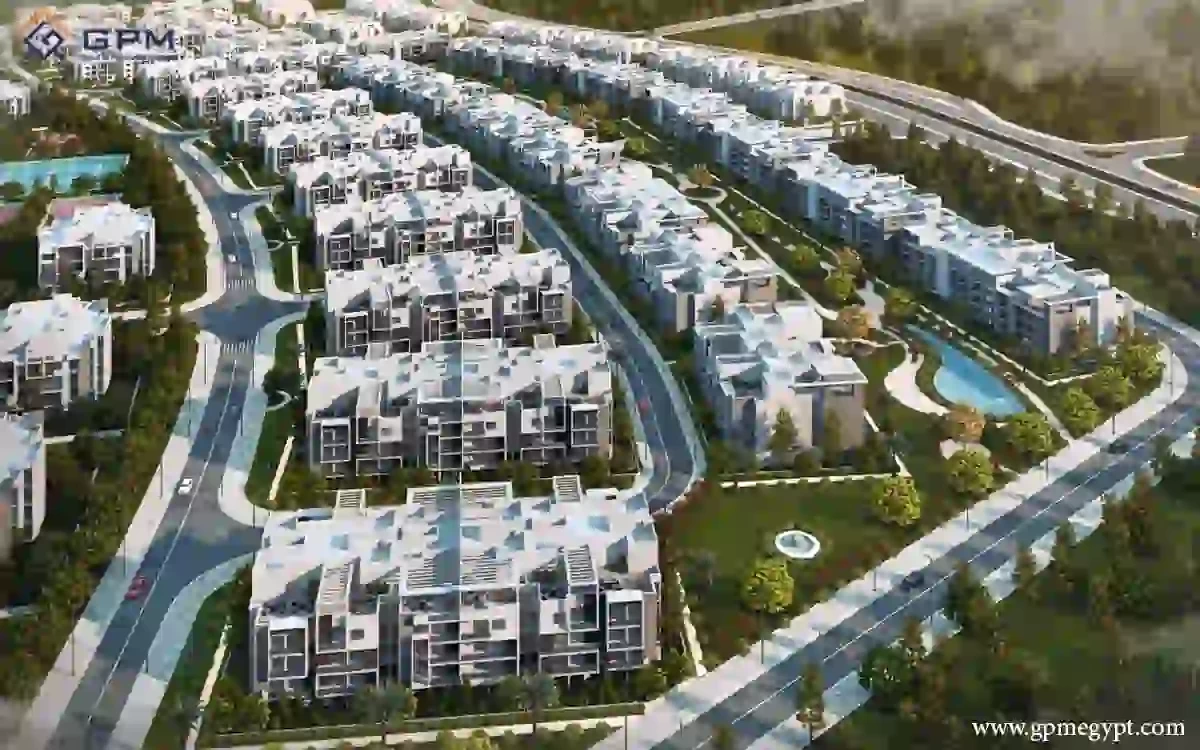 شقة 126م للبيع في كمبوند فيفث سكوير التجمع الخامس